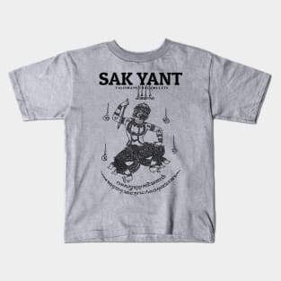 Sak Yant Muay Thai Hanuman Kids T-Shirt